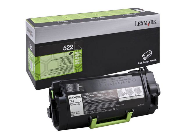 Toner Lexmark 522D 6K zwart