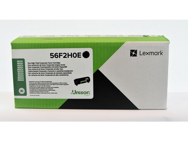 Toner Lexmark 56F2H0E 15K zwart