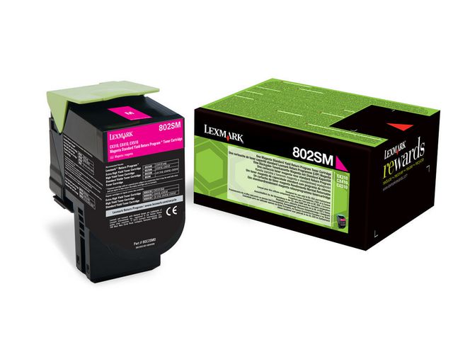 Toner lexmark 80C2SM0 2.0K magenta