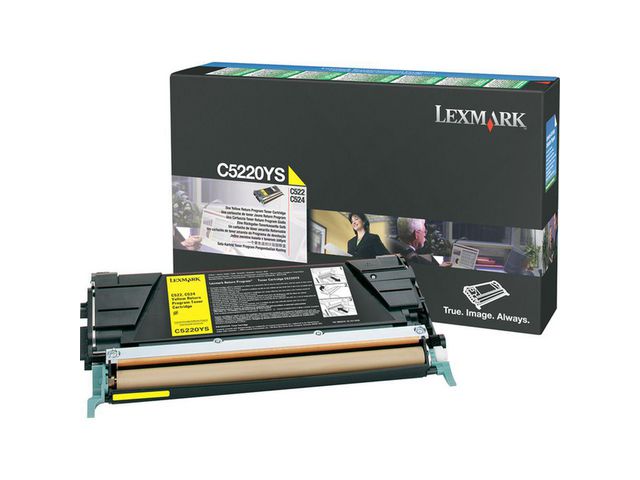 Toner Lexmark C522/C524 3K ret geel