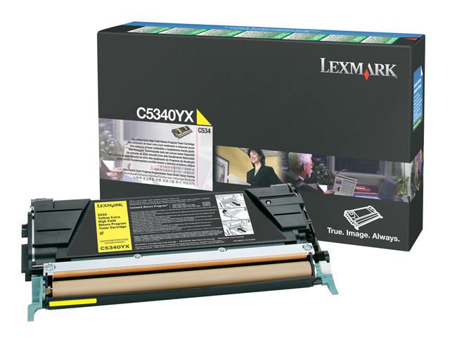 TONER LEXMARK C534 GEEL