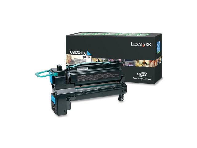 Toner Lexmark C792 ret.progr. 20K cyan