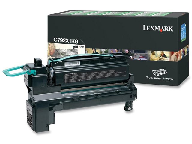 Toner Lexmark C792 ret.progr. 20K zwart