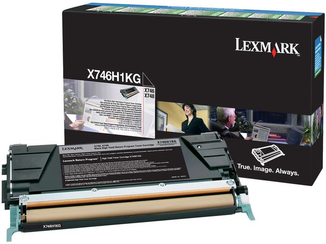 Toner Lexmark X746/X748 zwart 12K