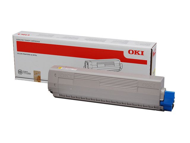 Toner Oki C831/C841 10K geel