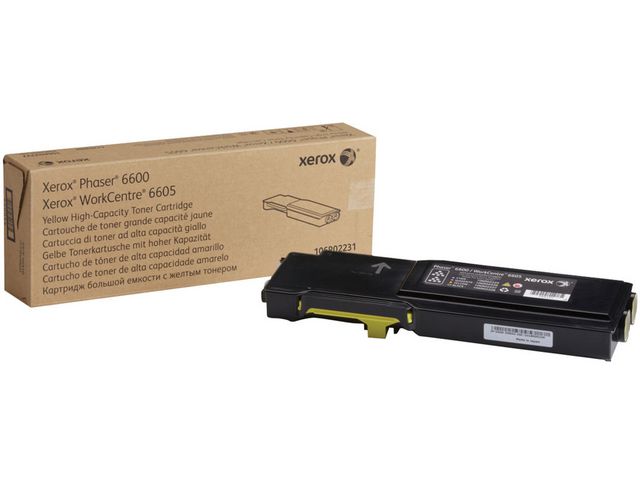 Toner Xerox 6600/6605 HC 6K geel