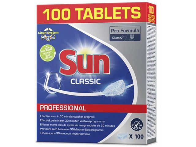 Vaatwastablet Sun pro form Clas/pk100