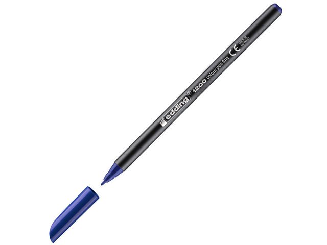 Viltstift edding 1200 0,5-1 mm blauw/d10