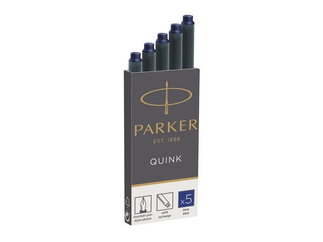 Vulling vulpen Parker Quink S blauw/ds 5