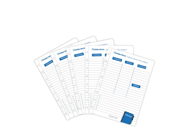 Weekplanner Correctbook A5/set5