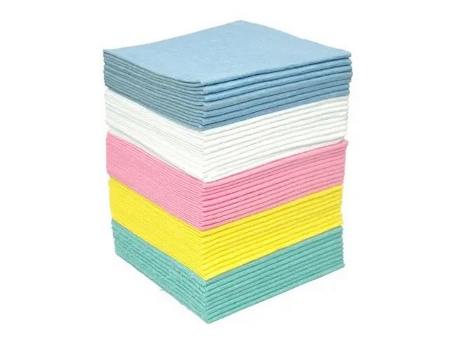 Werkdoek 38x40cm 1/4vouw wit/pk200