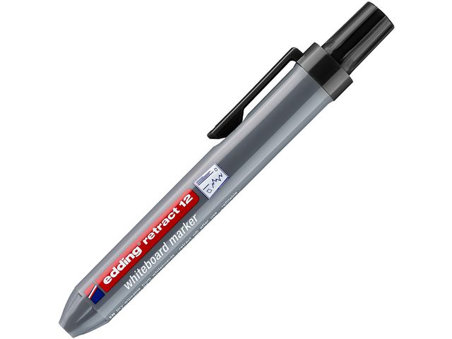 Whiteboard marker edding 12 RT zwart/d10