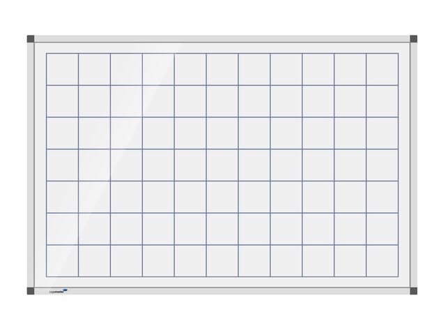 Whiteboard raster 100x150 cm